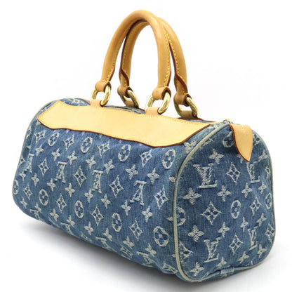 Louis Vuitton Monogram Neo Speedy Handbag Boston Bag Blue M95019
