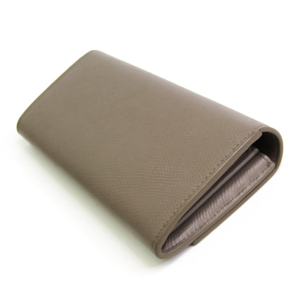 Celine Women's Leather Long Wallet (bi-fold) Gray