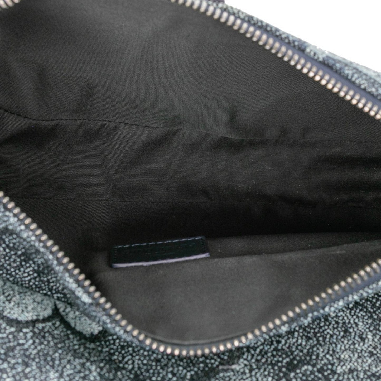 Christian Dior Navy Denim Leather Shoulder Bag ()