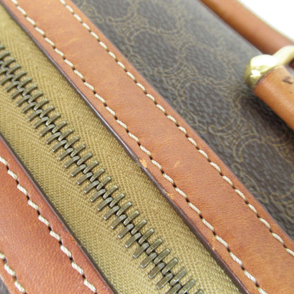 Celine Boston bag Brown Dark brown PVC coated canvas