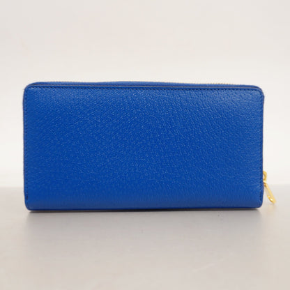 Gucci Bifold Long Wallet Interlocking G 701423 Women's GG Supreme,Leather Long Wallet (bi-fold) Blue