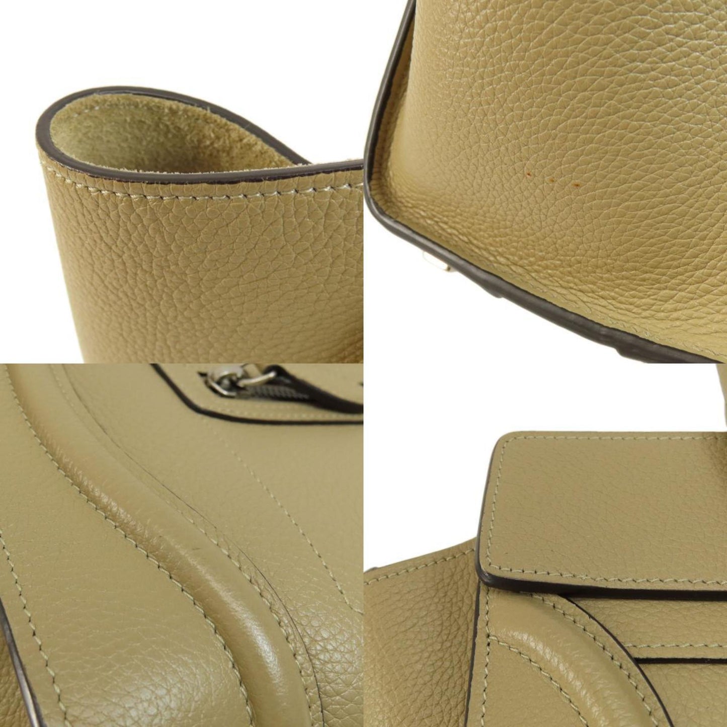 Celine Luggage Micro Handbag Calf Women's