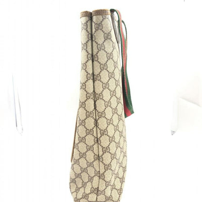 Gucci Sherry Line Blue Leather Tote Bag