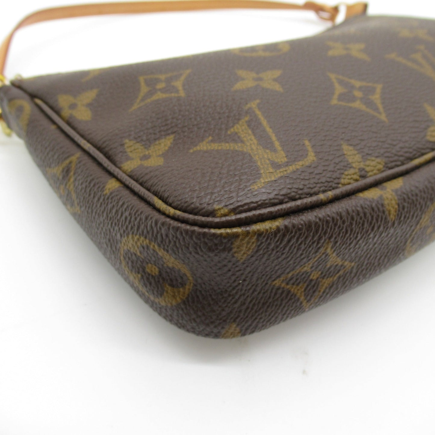 Louis Vuitton Pochette Accessoires Accessory Pouch Brown Monogram PVC coated canvas M51980