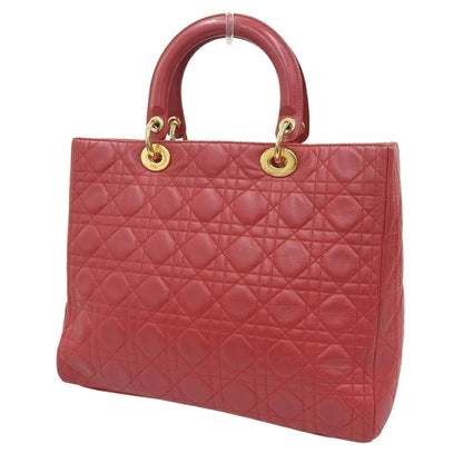Christian Dior Red Color Leather Handbag ()