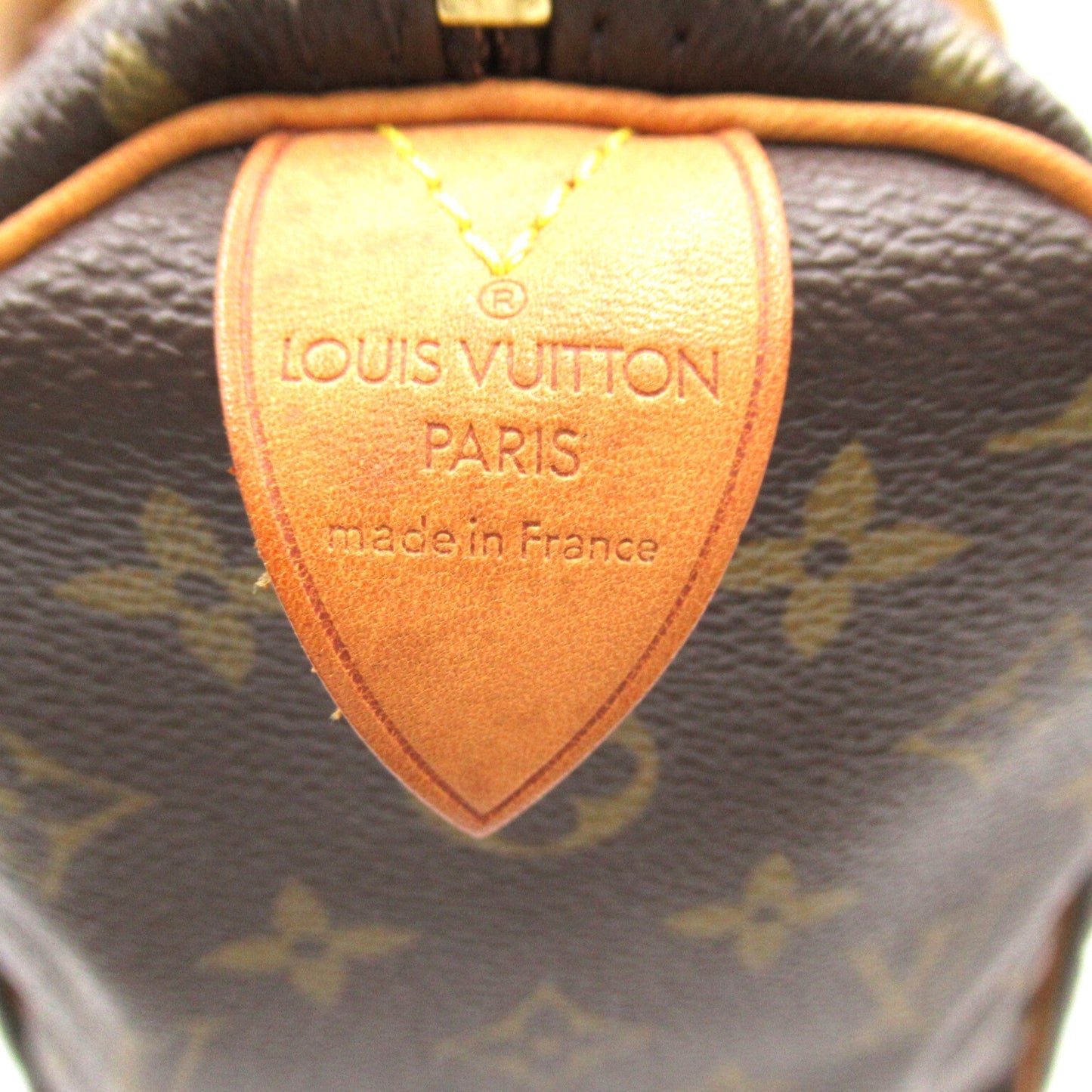 LOUIS VUITTON Speedy 35 Brown Monogram PVC coated canvas M41524