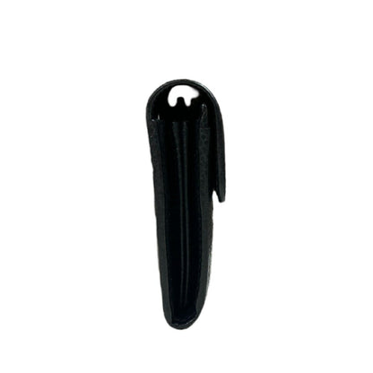 Gucci Black Leather Long Wallet (Bi-Fold)