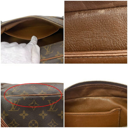 Louis Vuitton Bag Boulogne Brown Monogram LOUIS VUITTON Sack Sport Pig Leather Ladies