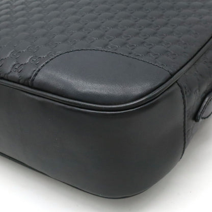 Gucci Black Leather Pochette Shoulder Bag