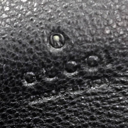 Gucci Black Canvas Leather Pouch
