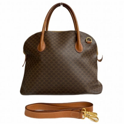 Celine Macadam Pattern 2WAY Bag Handbag Shoulder Ladies