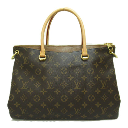 LOUIS VUITTON Pallas Tote Bag Brown Havane Monogram PVC coated canvas M40907