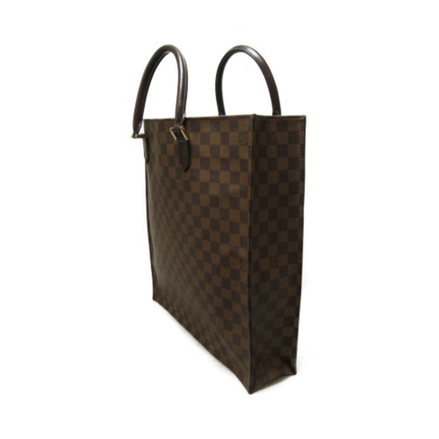 LOUIS VUITTON Sac Plat Brown Ebene Damier PVC coated canvas N51140