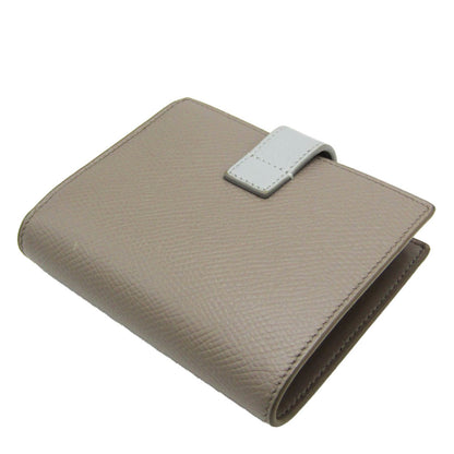 Celine Small Strap Wallet 10H263BRU Women's Calfskin Wallet [bi-fold] Gray Beige,Light Blue