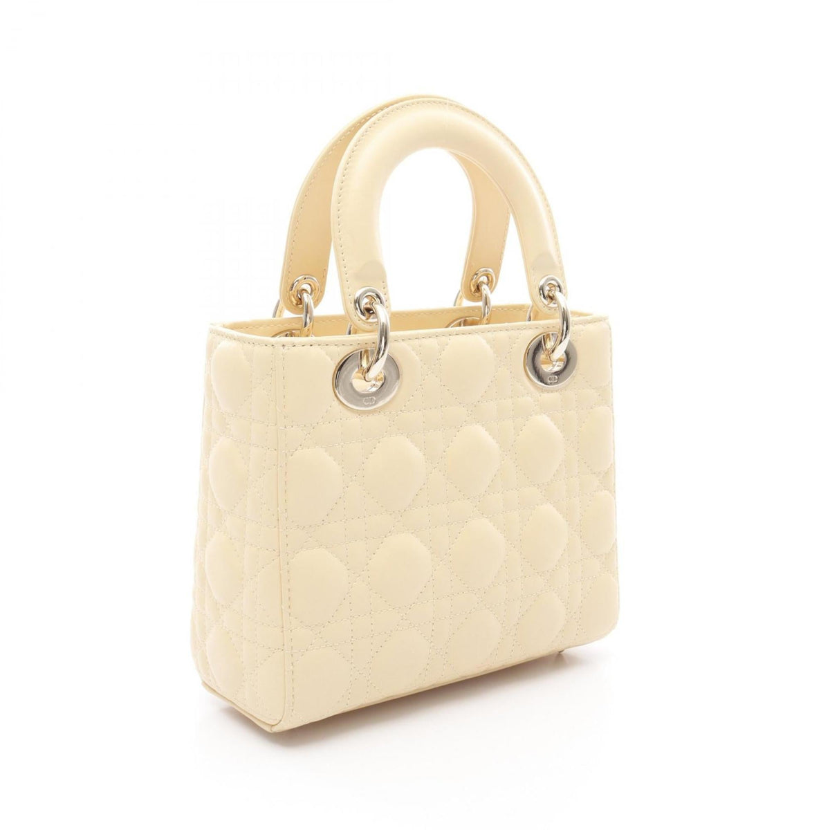 Christian Dior Yellow Leather Handbag ()