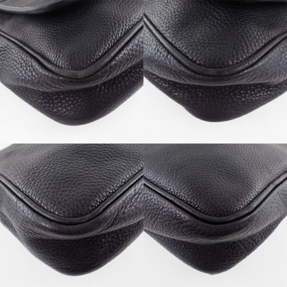 Celine calf black ladies shoulder bag