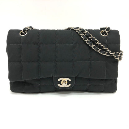 Chanel CC Mark Chain Bag Crossbody Shoulder Bag Black SilverHardware