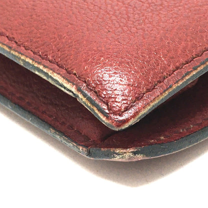 Christian Dior Red Color Leather Shoulder Bag ()