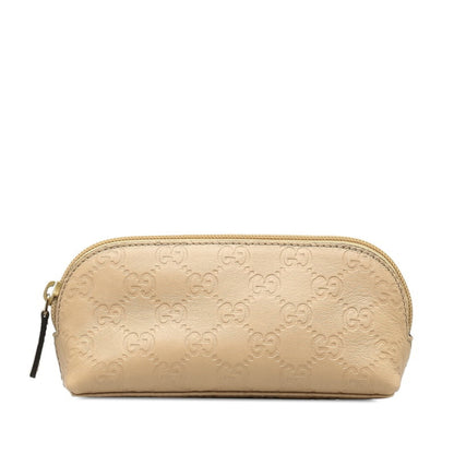 Gucci Beige Leather Pouch