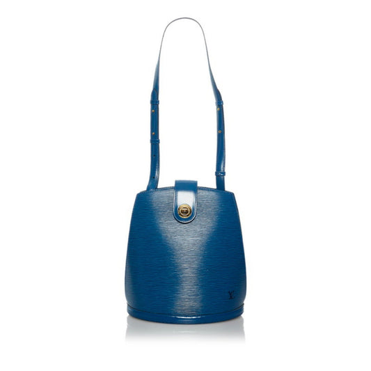 Louis Vuitton Epi Cluny One Shoulder Bag M52255 Toledo Blue Leather Ladies LOUIS VUITTON