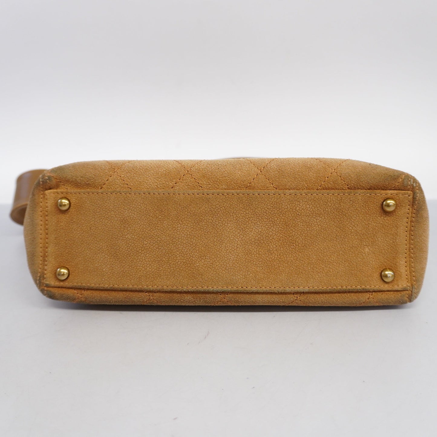 CHANEL   Matelasse Shoulder Bag Women's Suede Brown