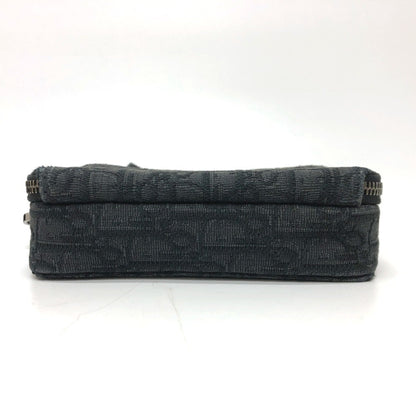 Christian Dior Navy Canvas Pouch Shoulder Bag ()