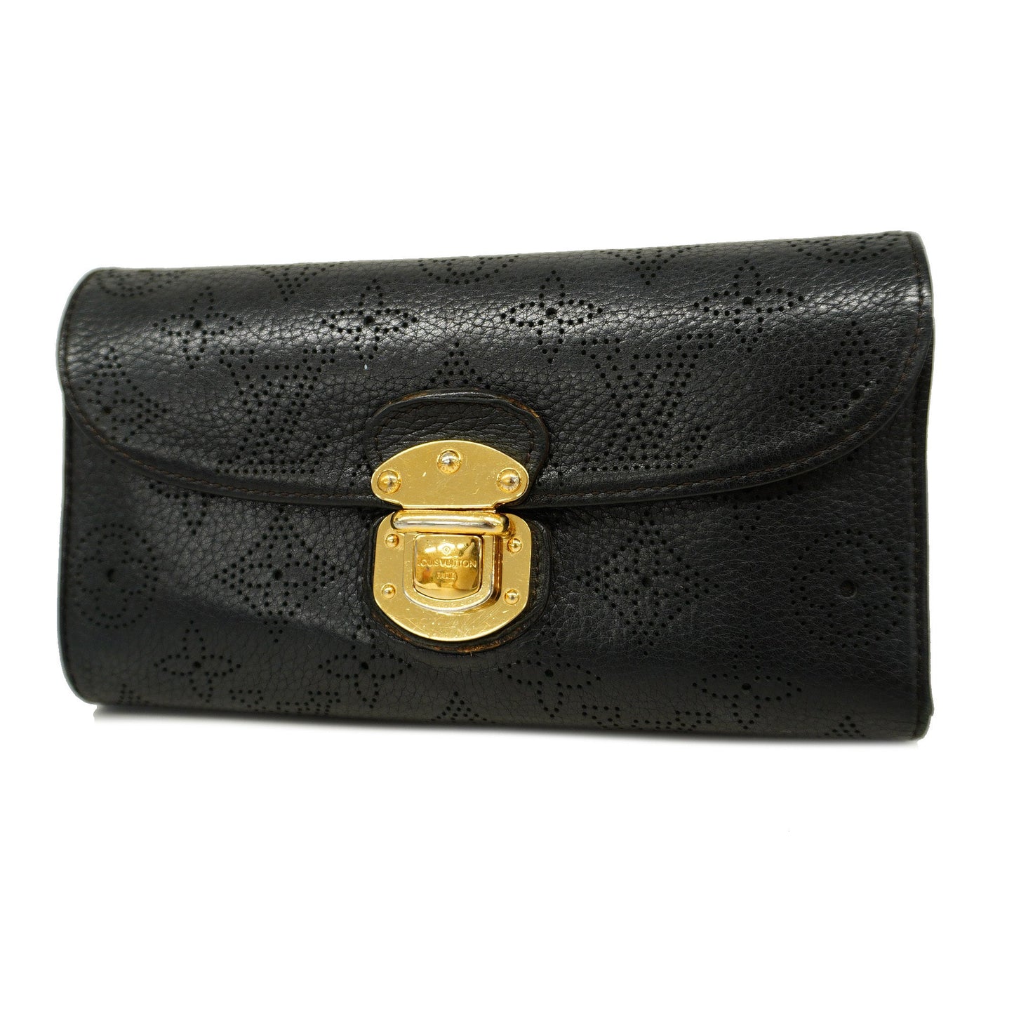 Louis VuittonAuth  Mahina Mahina Portefeuilles Amelia M95549 Women's Noir