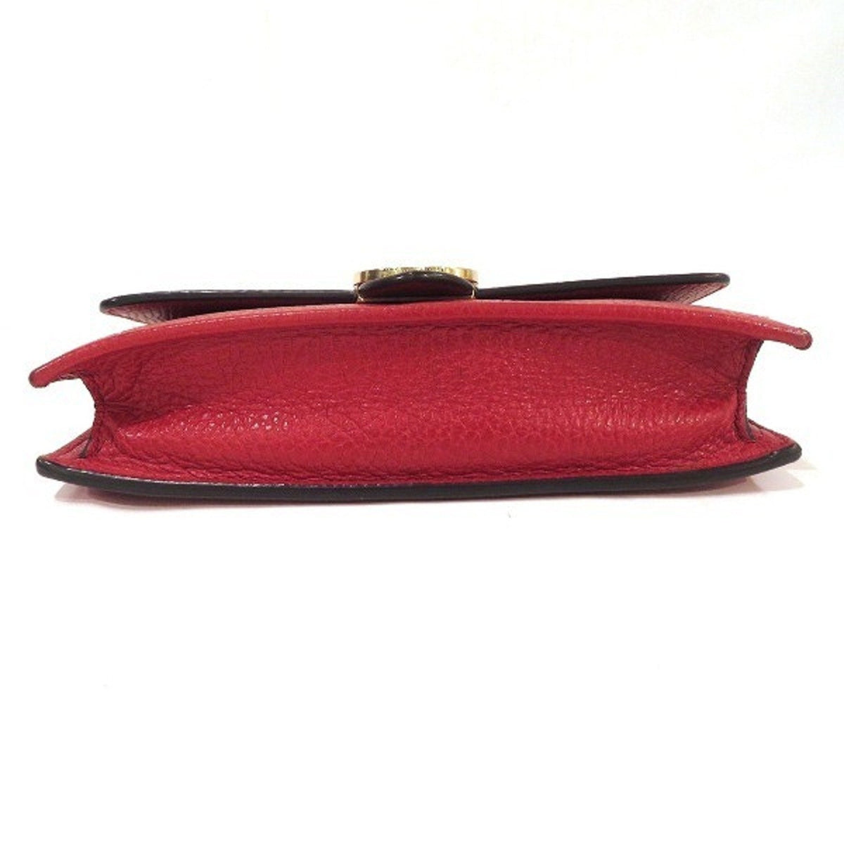 Gucci Red Color Leather Shoulder Bag