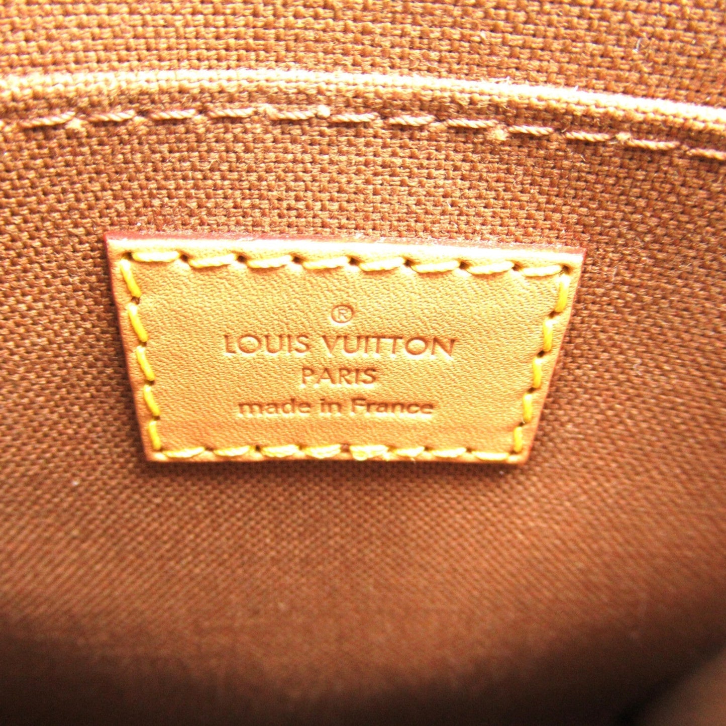 Louis Vuitton Petit Sac Plat Brown Monogram PVC coated canvas M81295