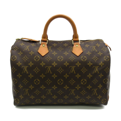 Louis Vuitton Speedy 35 handbag Brown Monogram PVC coated canvas M41524