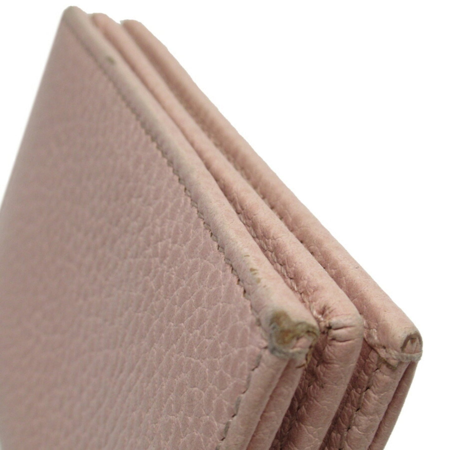 Gucci Pink Beige Leather Wallet (Bi-Fold)