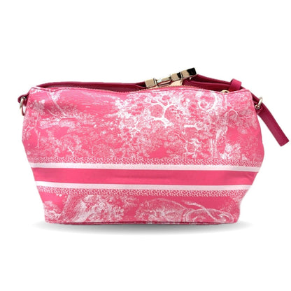 Christian Dior Pink Nylon Leather Pouch ()