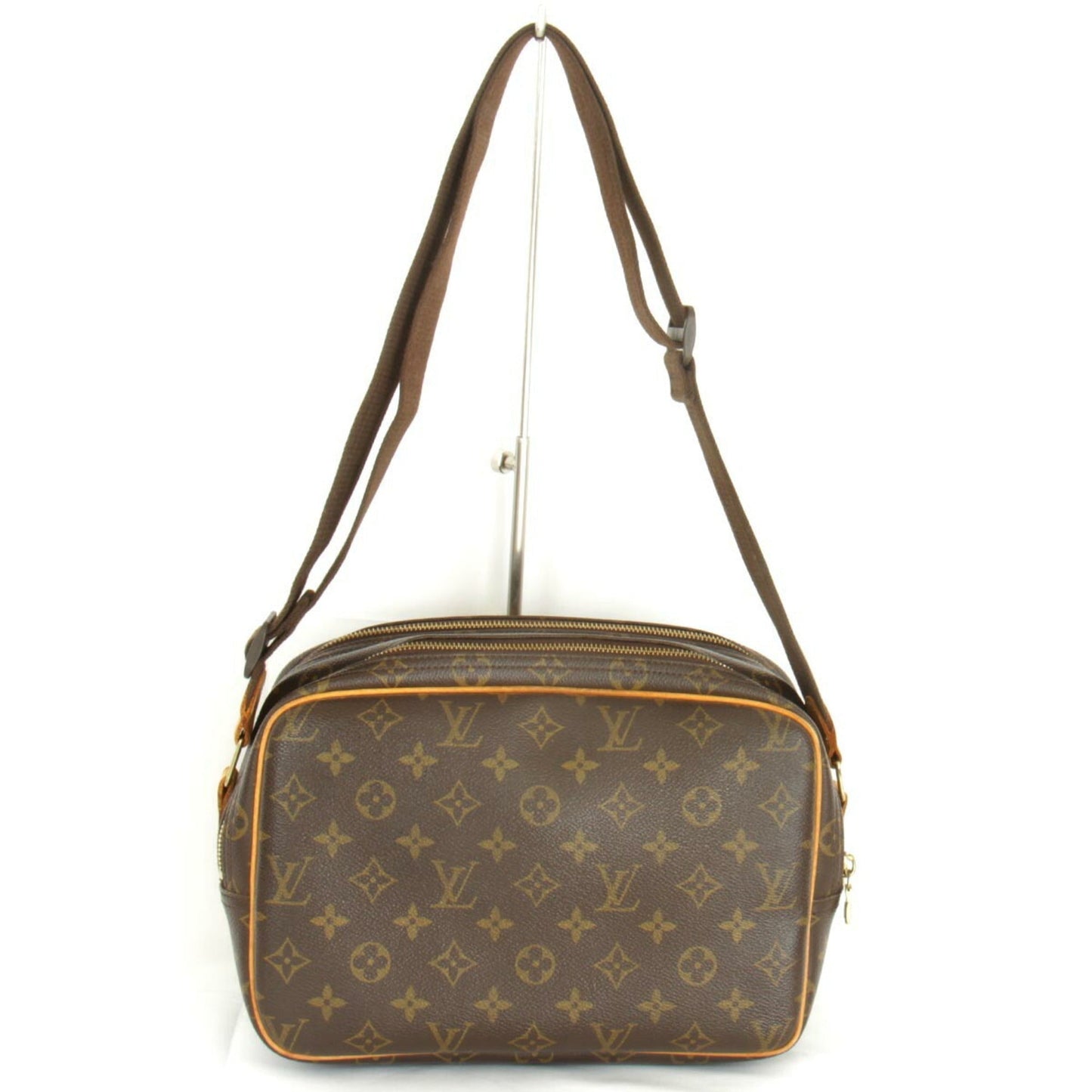 LOUIS VUITTON Reporter PM M45254 Shoulder Bag Monogram Canvas Women's