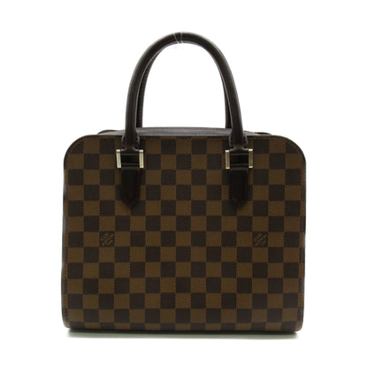 LOUIS VUITTON Triana Brown Ebene Damier PVC coated canvas N51155