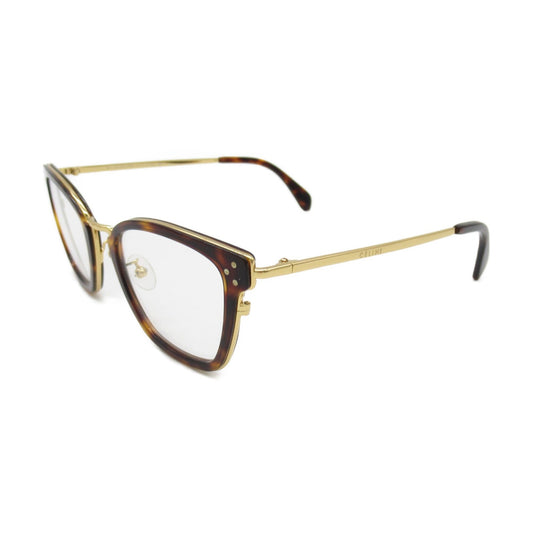 Celine Date Glasses Glasses Frame Brown Tortoise pattern Plastic metal 50002U 056[51]