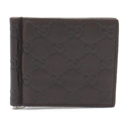 Gucci Dark Brown Leather Wallet (Bi-Fold)