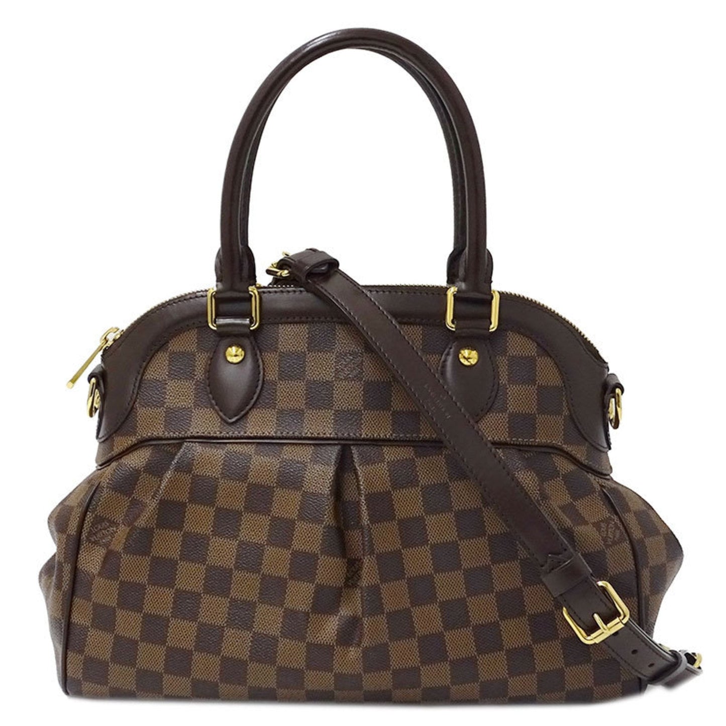 Louis Vuitton Bag Damier Ladies Handbag Shoulder 2way Trevi PM N51997 Brown