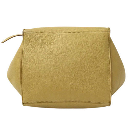 Celine Bag Ladies Handbag Shoulder 2way Belt Small Leather Beige
