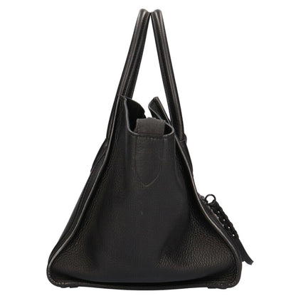 Celine Luggage Phantom Handbag Leather Black Ladies