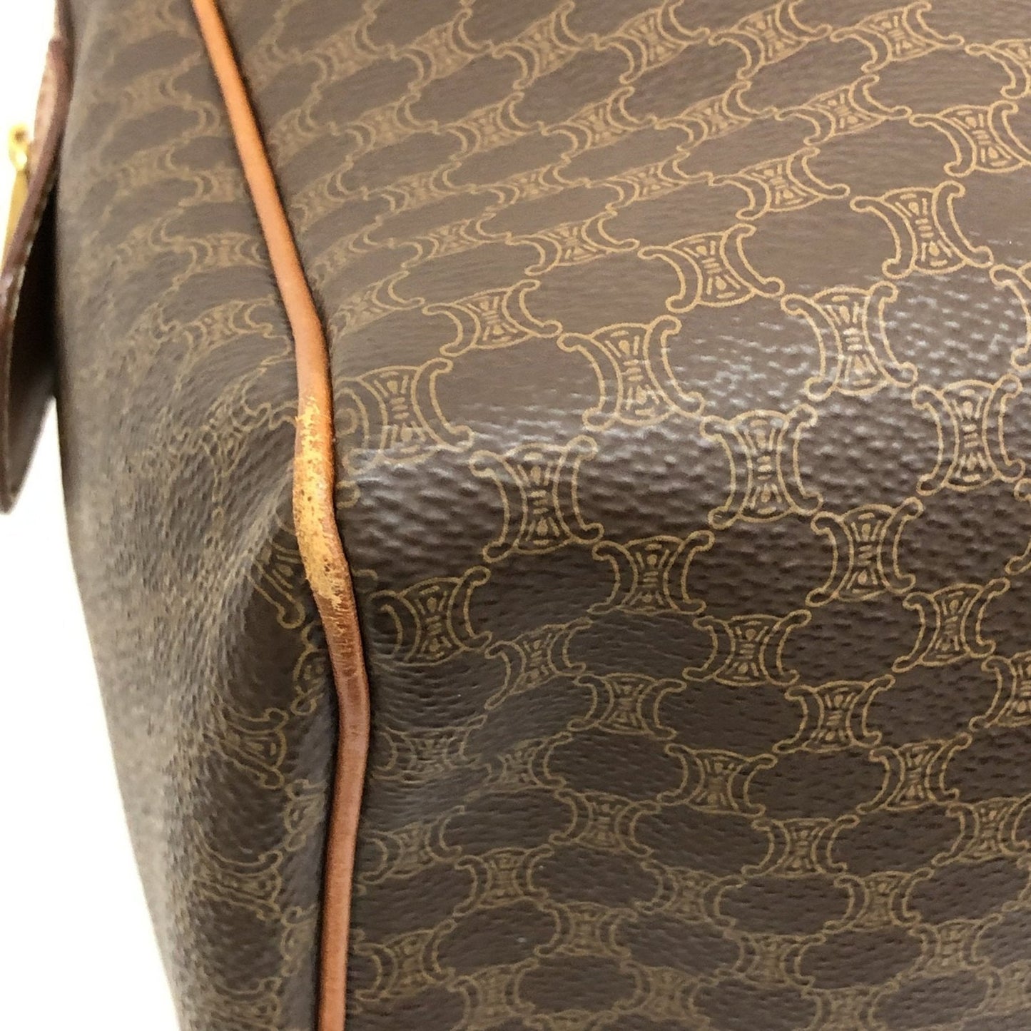 Celine Handbag Mini Boston Bag Macadam Brown Made in Italy Women's Men's IT05WU7V6IUS RLV2483M