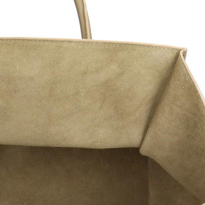 Celine Luggage Phantom Handbag Leather Beige Ladies
