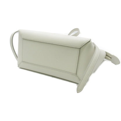 Celine Belt bag 2wayShoulder Bag White Grained calfskin