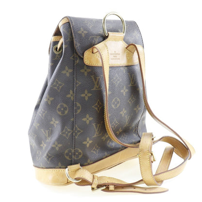 LOUIS VUITTON Montsouris MM rucksack daypack * junk M51136 monogram canvas brown SP0967 ladies