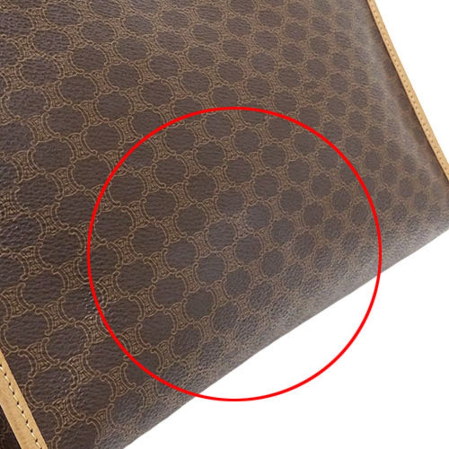 Celine Bag Women's Second Clutch Macadam Brown