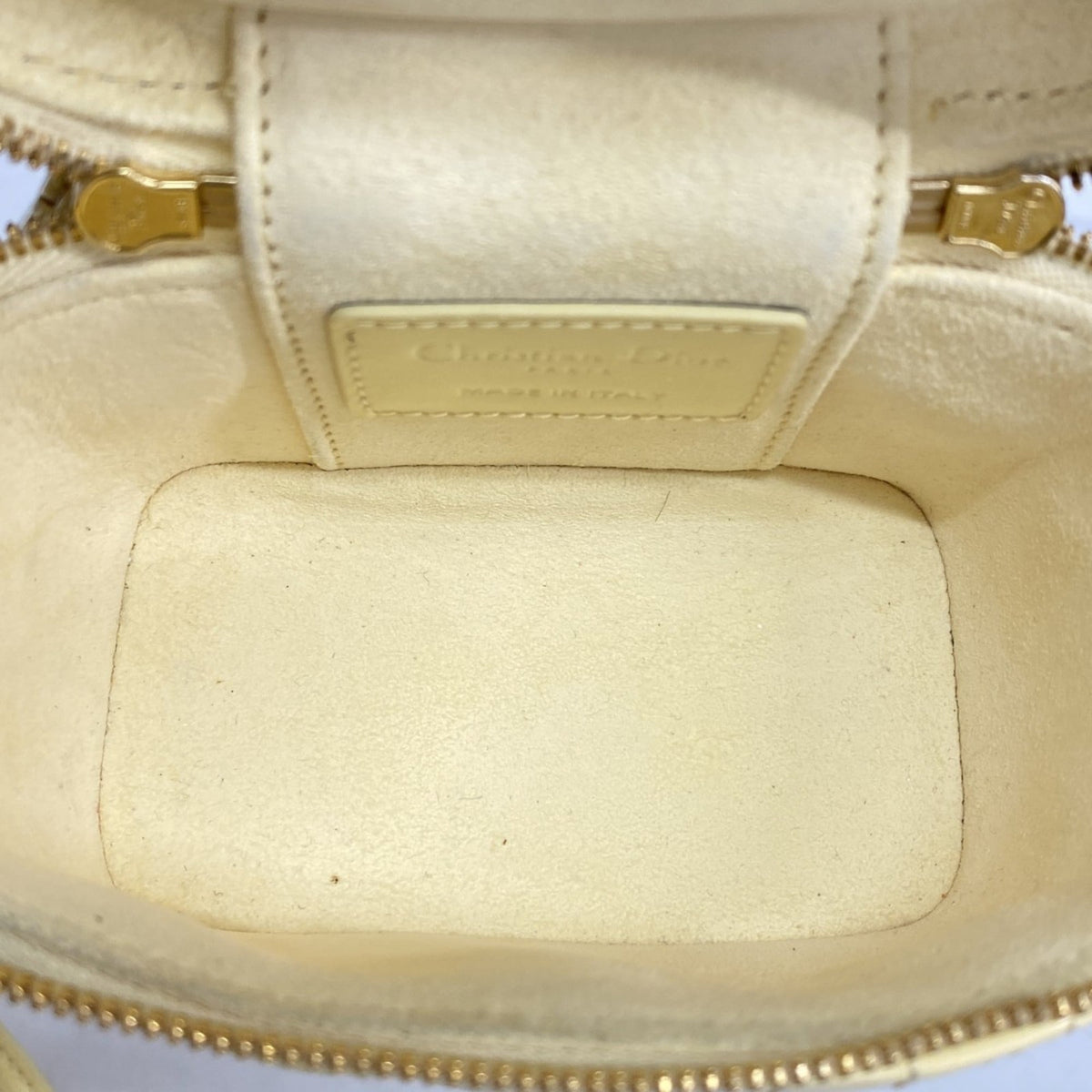 Christian Dior Yellow Vanity Bag ()
