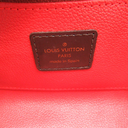 LOUIS VUITTON Pochette Cosmetic PM Brown Ebene Damier PVC coated canvas N47516