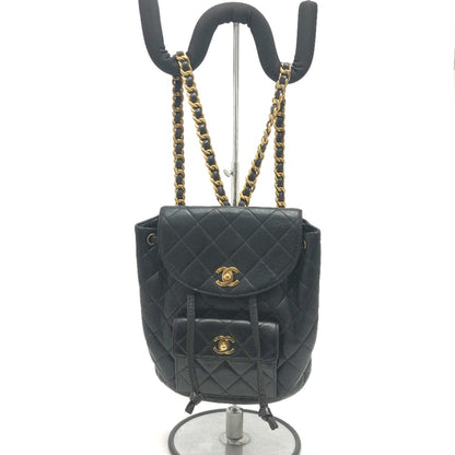 Chanel CC Mark Chain Backpack Black GoldHardware
