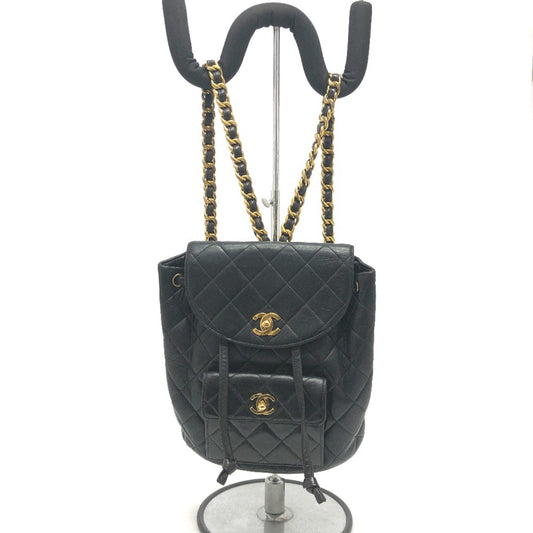 Chanel CC Mark Chain Backpack Black GoldHardware