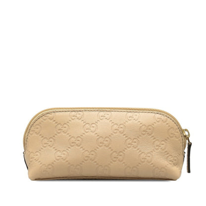 Gucci Beige Leather Pouch