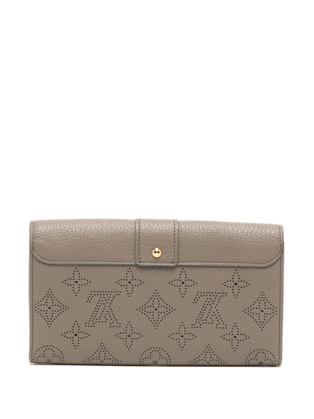 LOUIS VUITTON Taupe Mahina Amelia Wallet